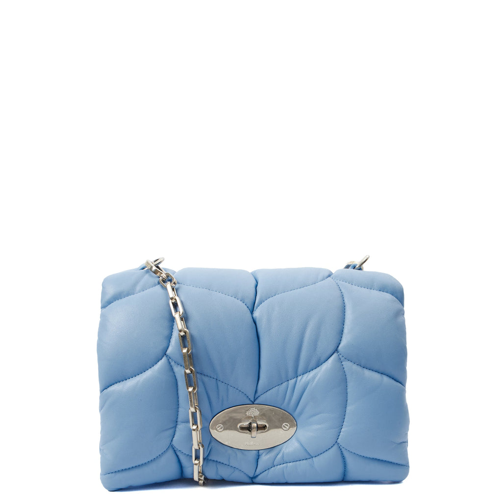 Mulberry Cross Body Little Softie in Cornflour, Calfskin Leather