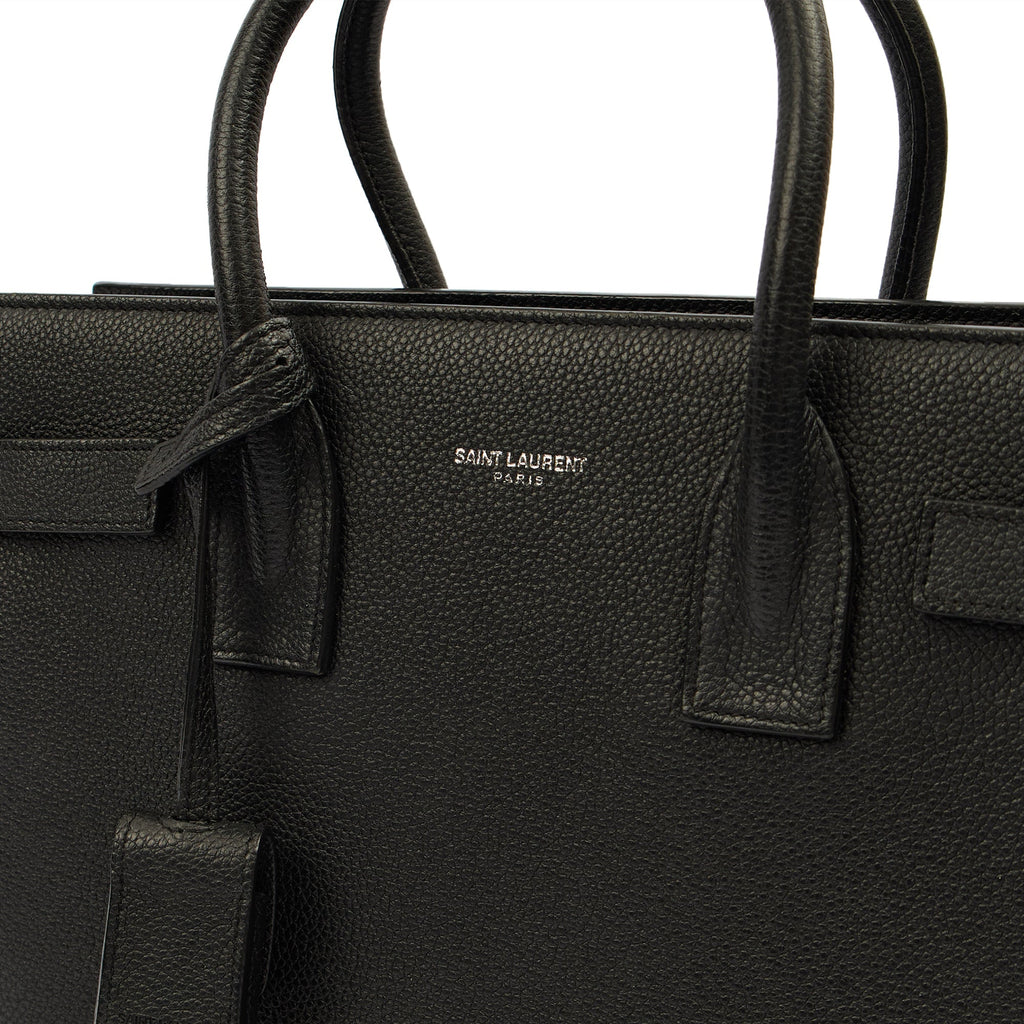 Saint Laurent Tote Sac de Jour Baby in Black, Leather