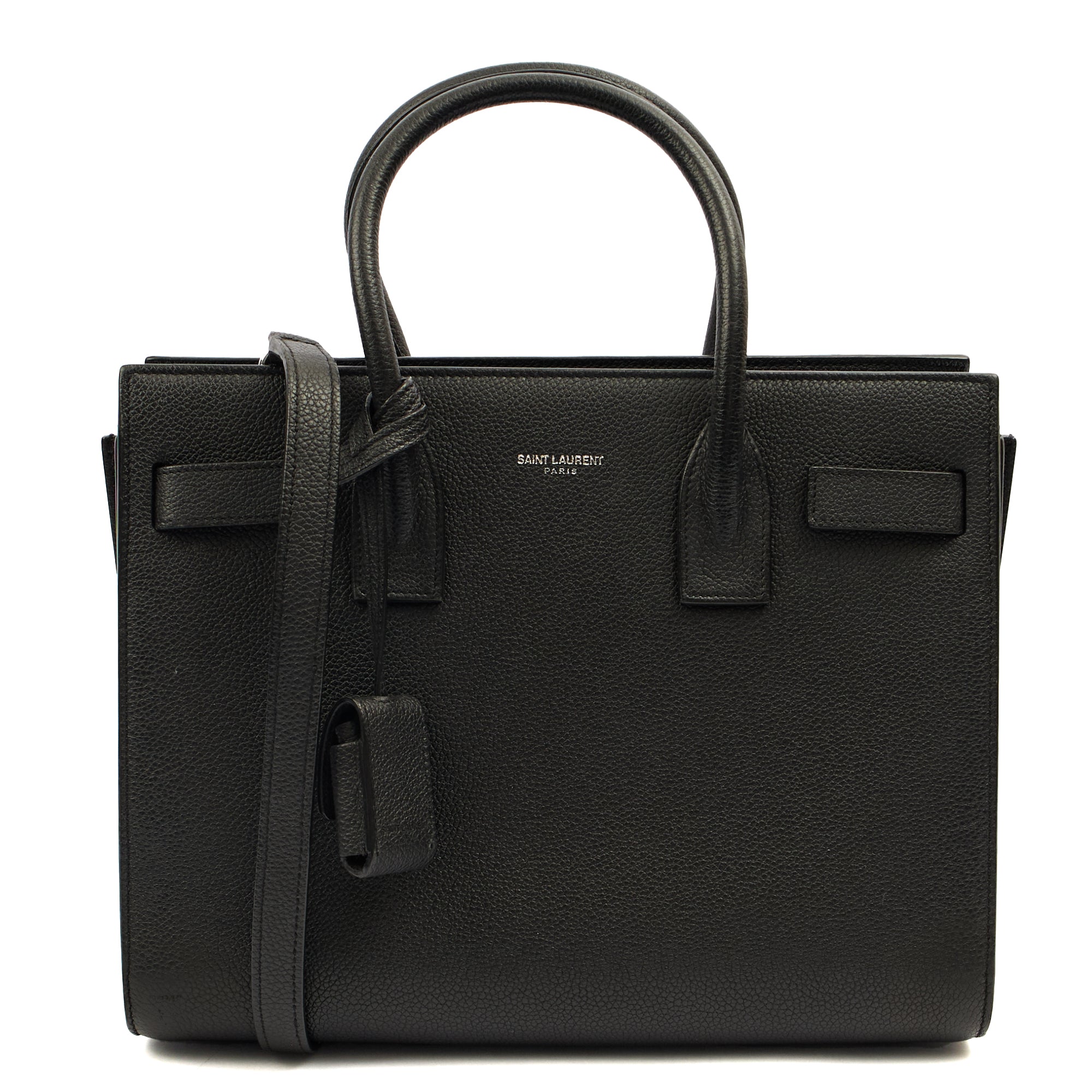 Saint Laurent Tote Sac de Jour Baby in Black, Leather