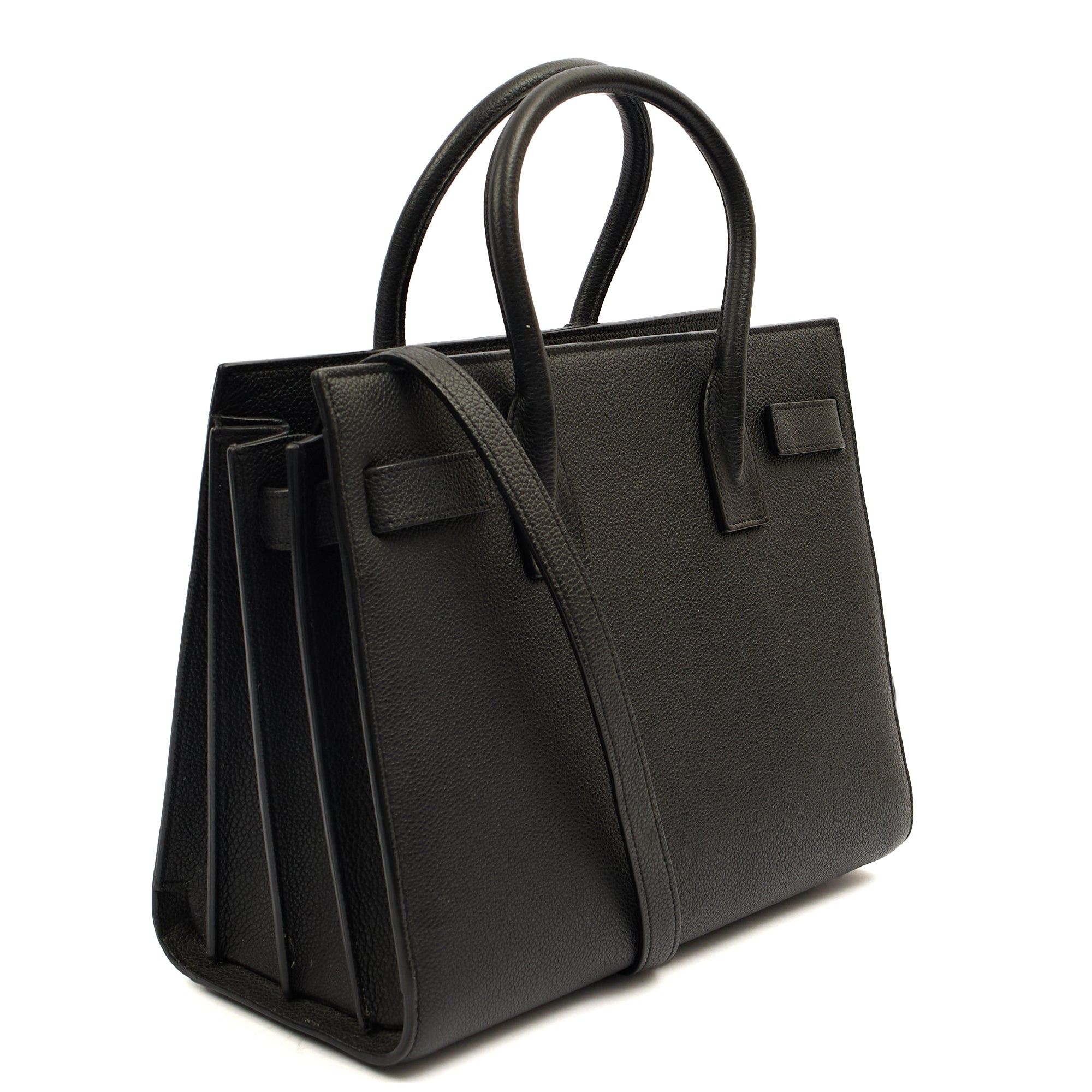 Saint Laurent Tote Sac de Jour Baby in Black, Leather