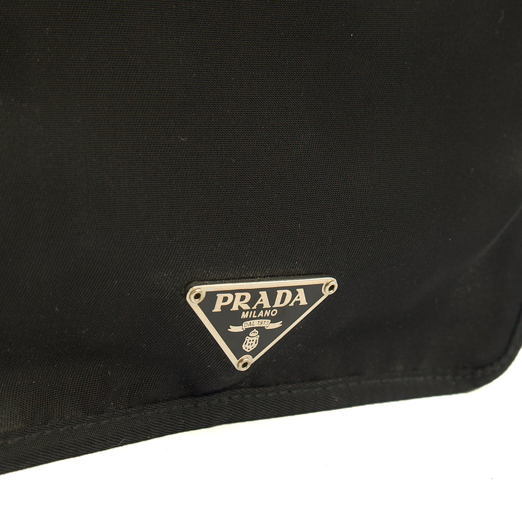 Prada Wallet Nylon Pouch Wristlet in Black, Nylon