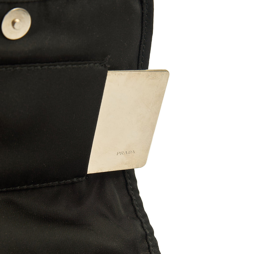 Prada Wallet Nylon Pouch Wristlet in Black, Nylon