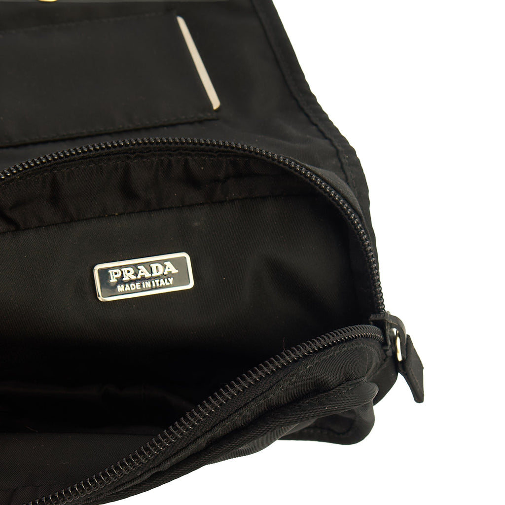 Prada Wallet Nylon Pouch Wristlet in Black, Nylon