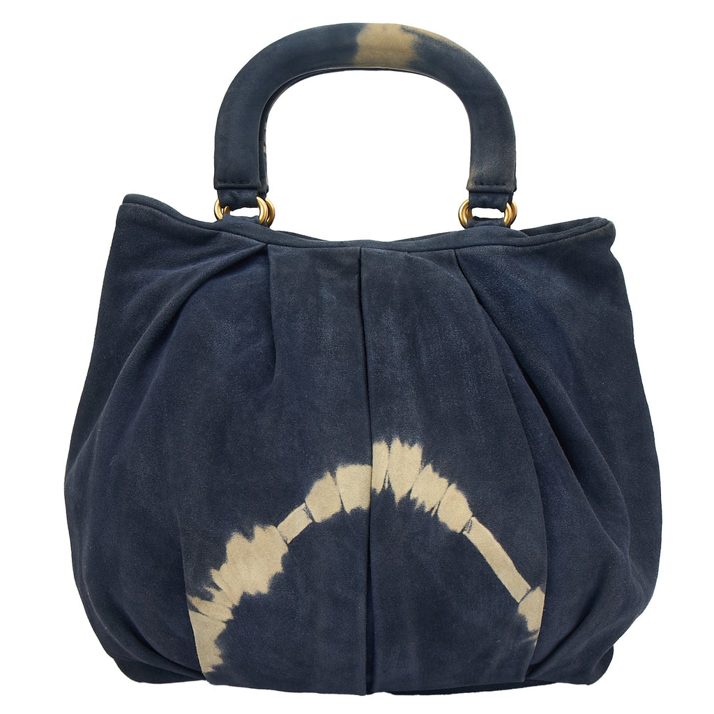 Miu Miu Tote Tote in Blue, Suede
