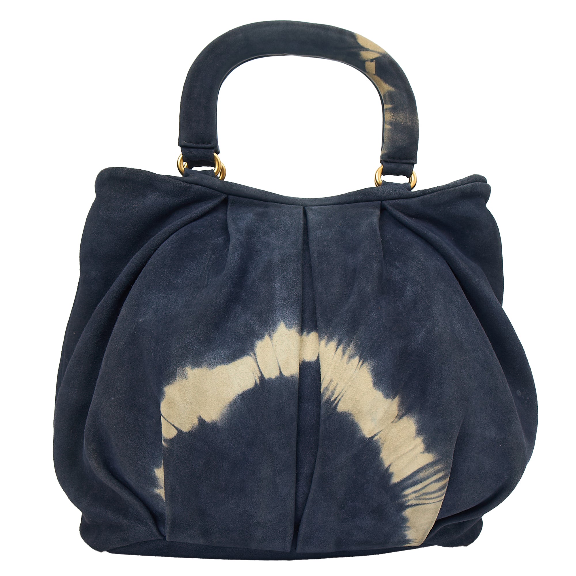 Miu Miu Tote Tote in Blue, Suede