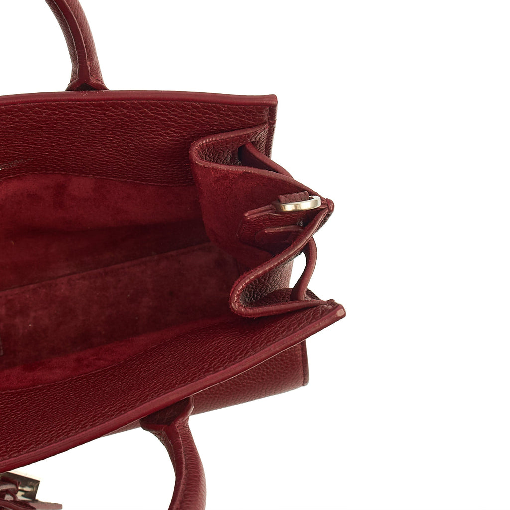 Saint Laurent Mini Bag Sac de Jour Nano in Red, Leather