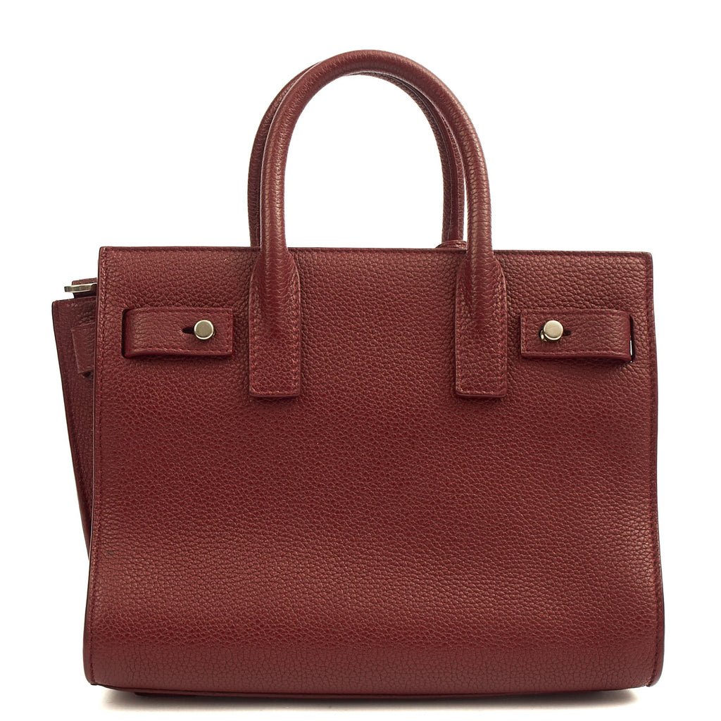 Saint Laurent Mini Bag Sac de Jour Nano in Red, Leather