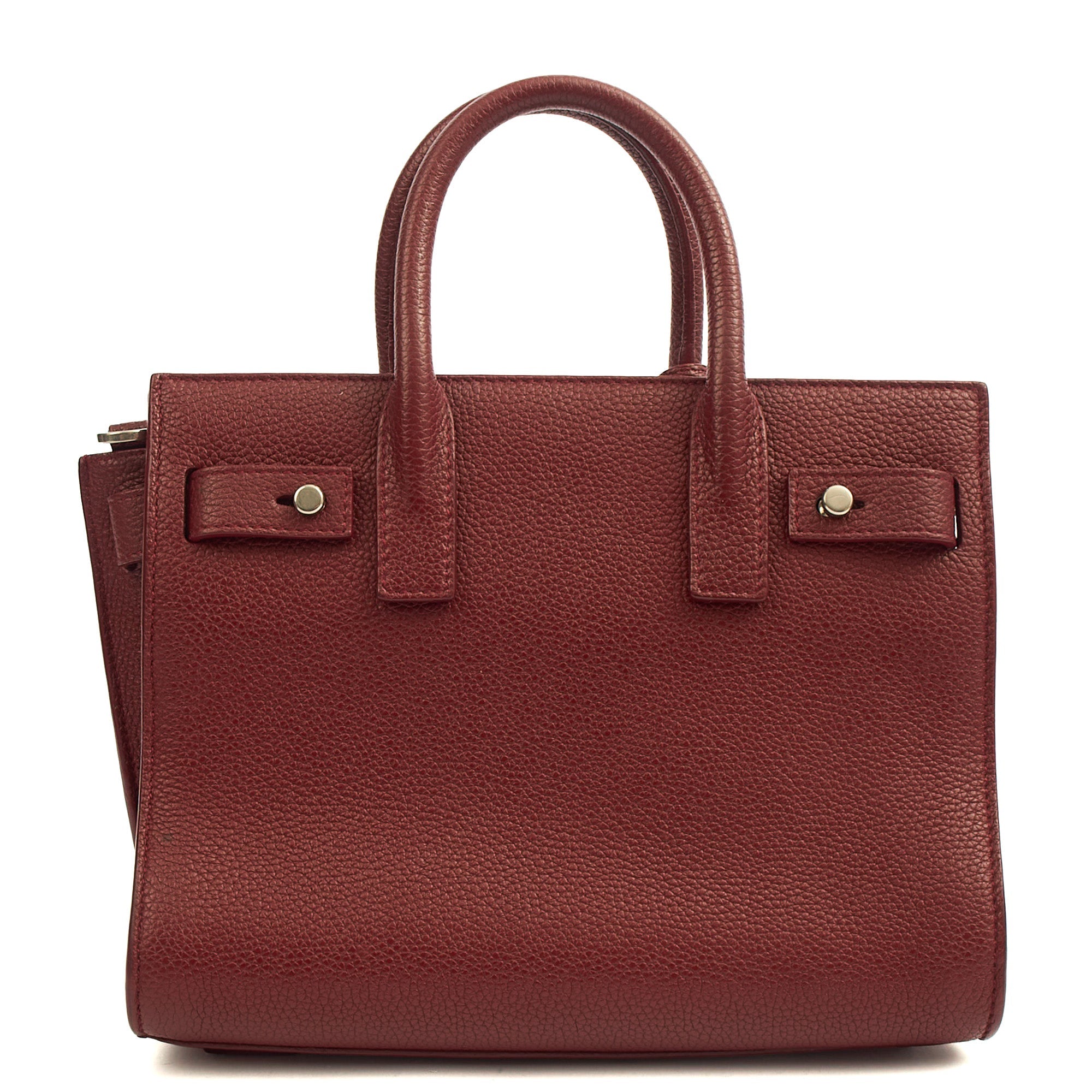 Saint Laurent Mini Bag Sac de Jour Nano in Red, Leather