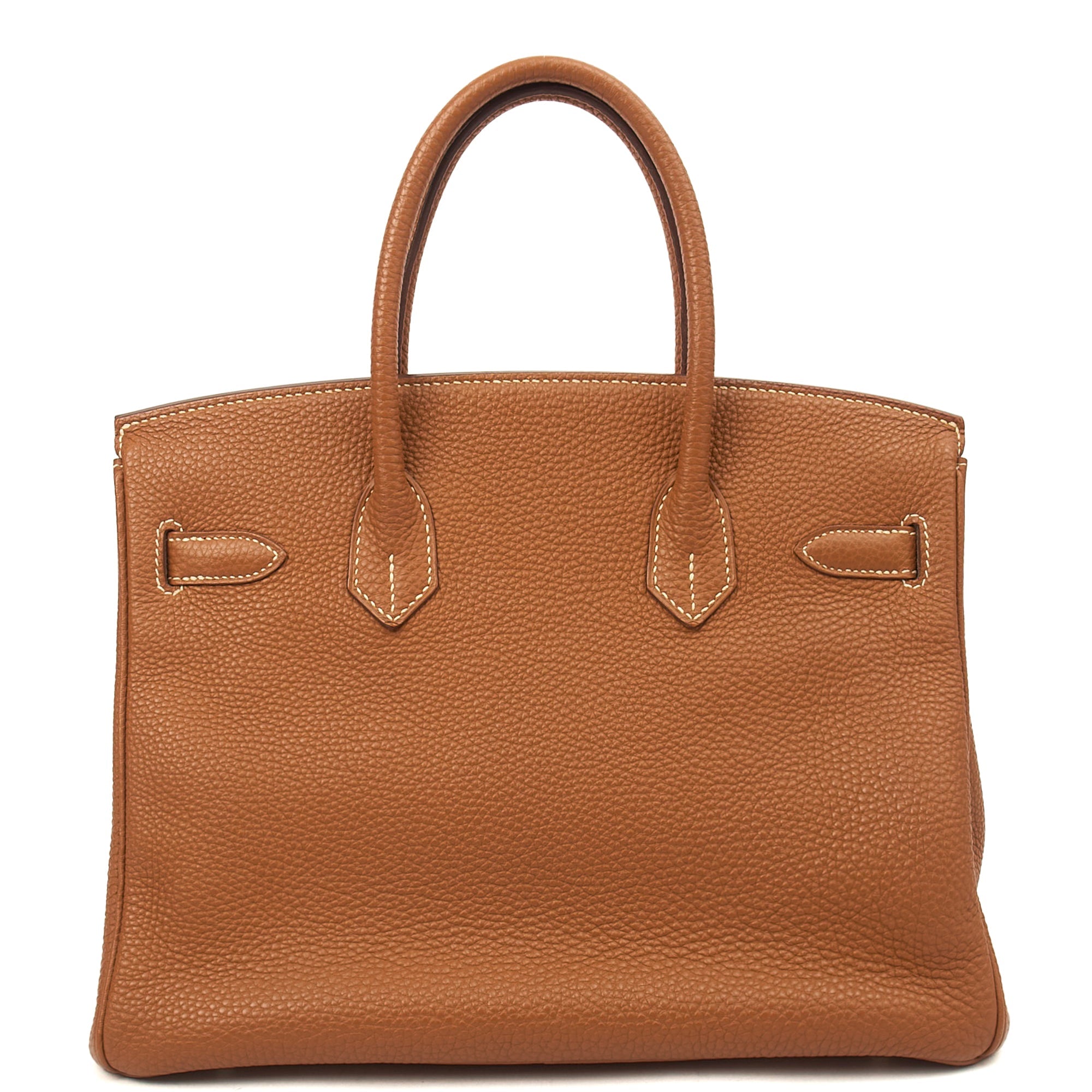 Hermes Tote Birkin 30 in Gold, Togo Leather