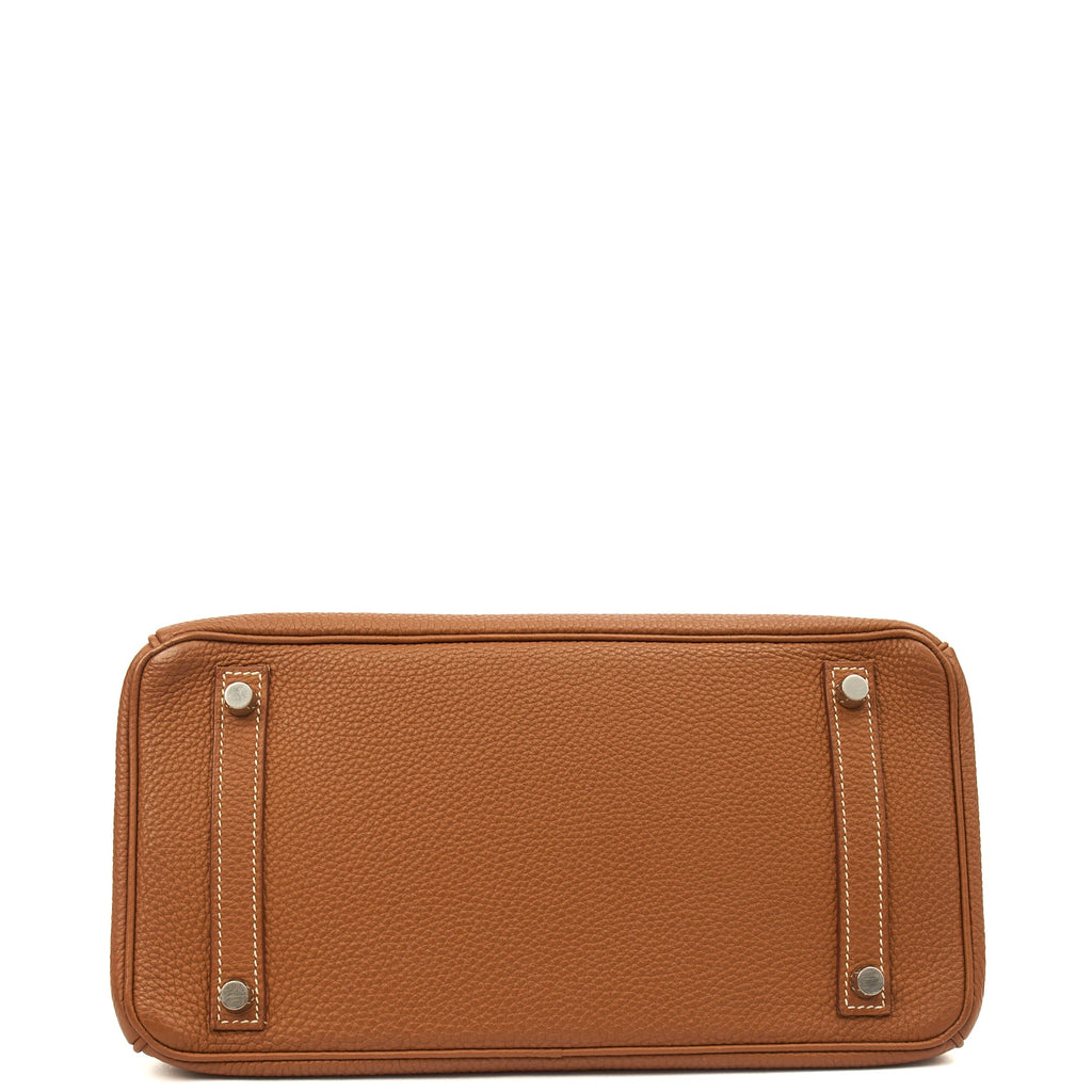 Hermes Tote Birkin 30 in Gold, Togo Leather