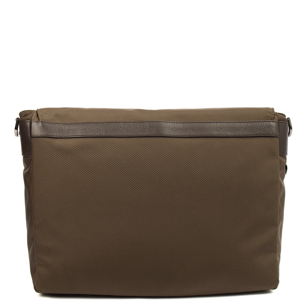 Mulberry Satchel Messenger in Green, Fabric