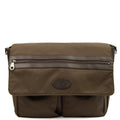 Mulberry Satchel Messenger in Green, Fabric