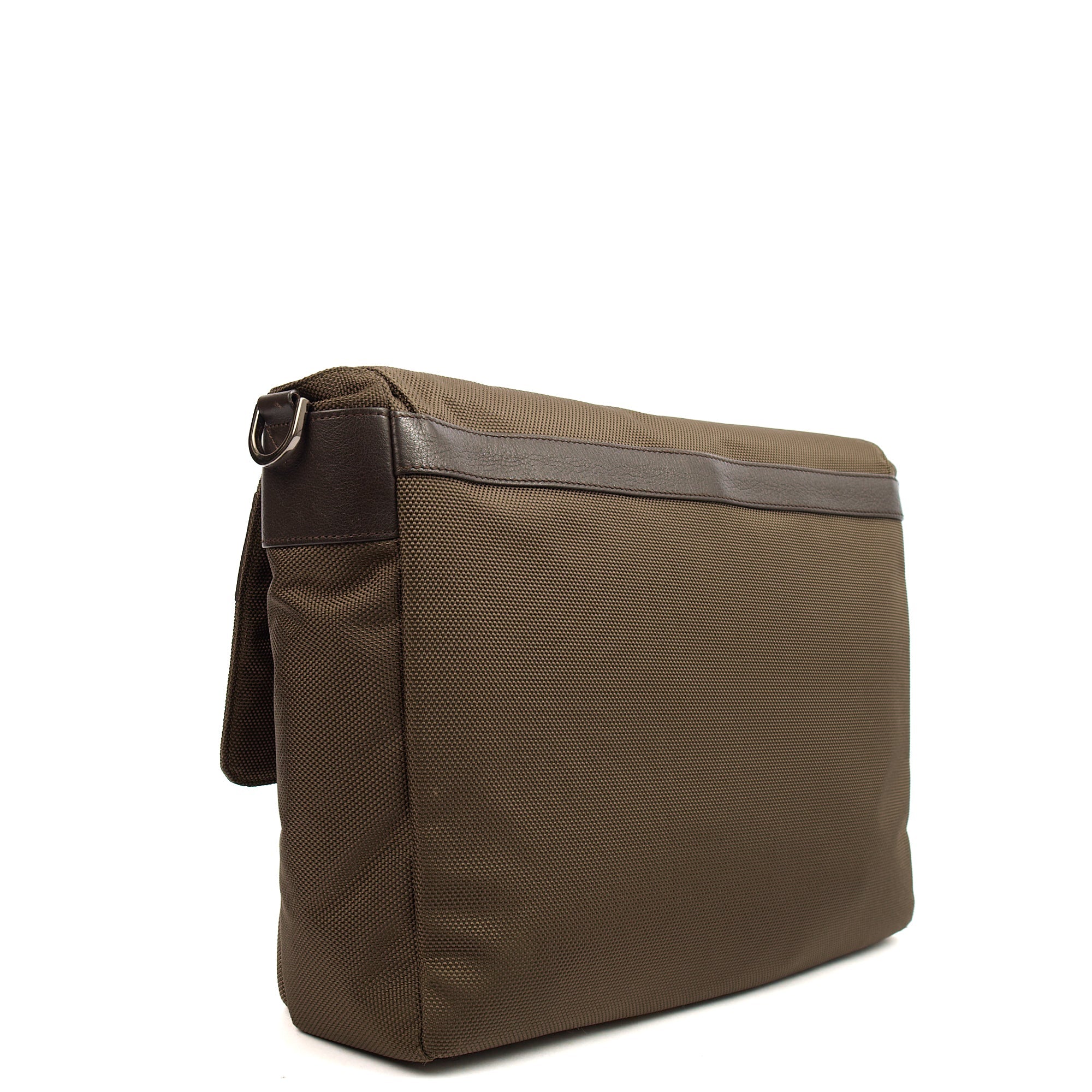 Mulberry Satchel Messenger in Green, Fabric