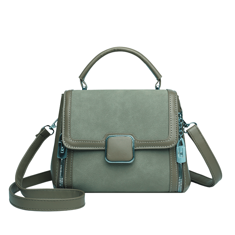 New Trendy Contrasting Soft Leather Crossbody Bag YC-9830