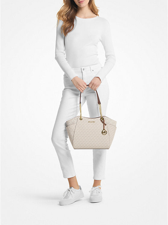 Michael Kors Jet Signature Logo Shoulder Bag for Women 19015