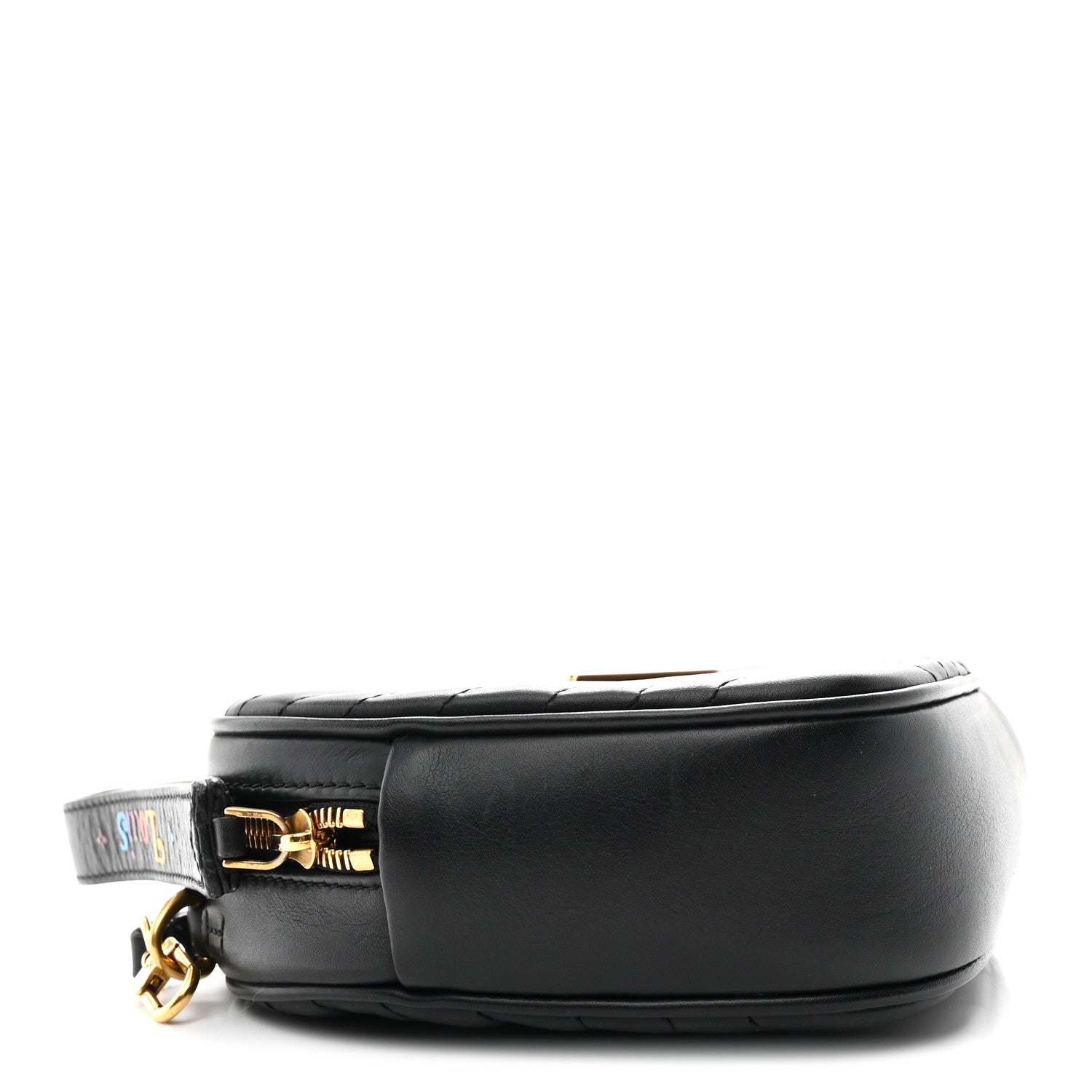 Calfskin New Wave Heart Bag Black