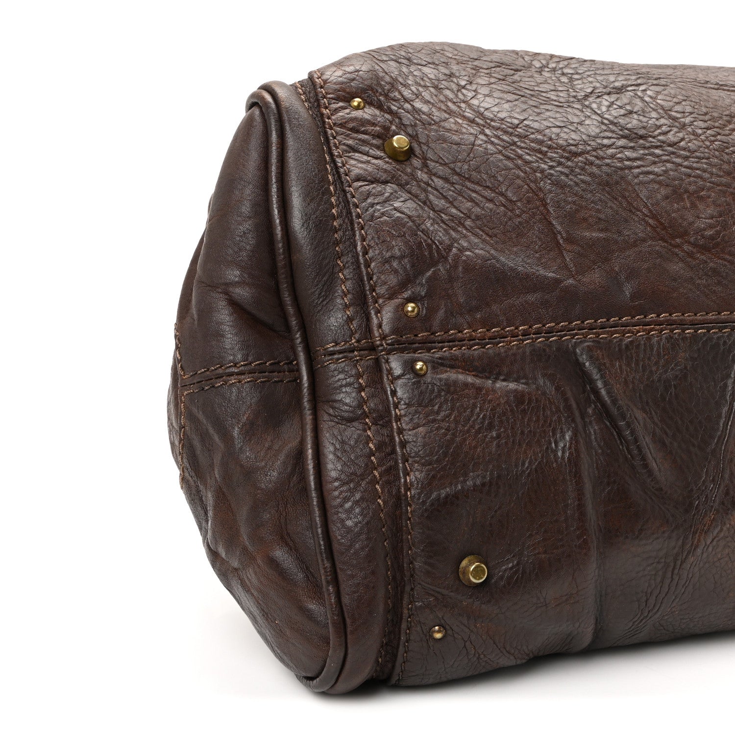 Calfskin Medium Paddington Satchel Chocolate