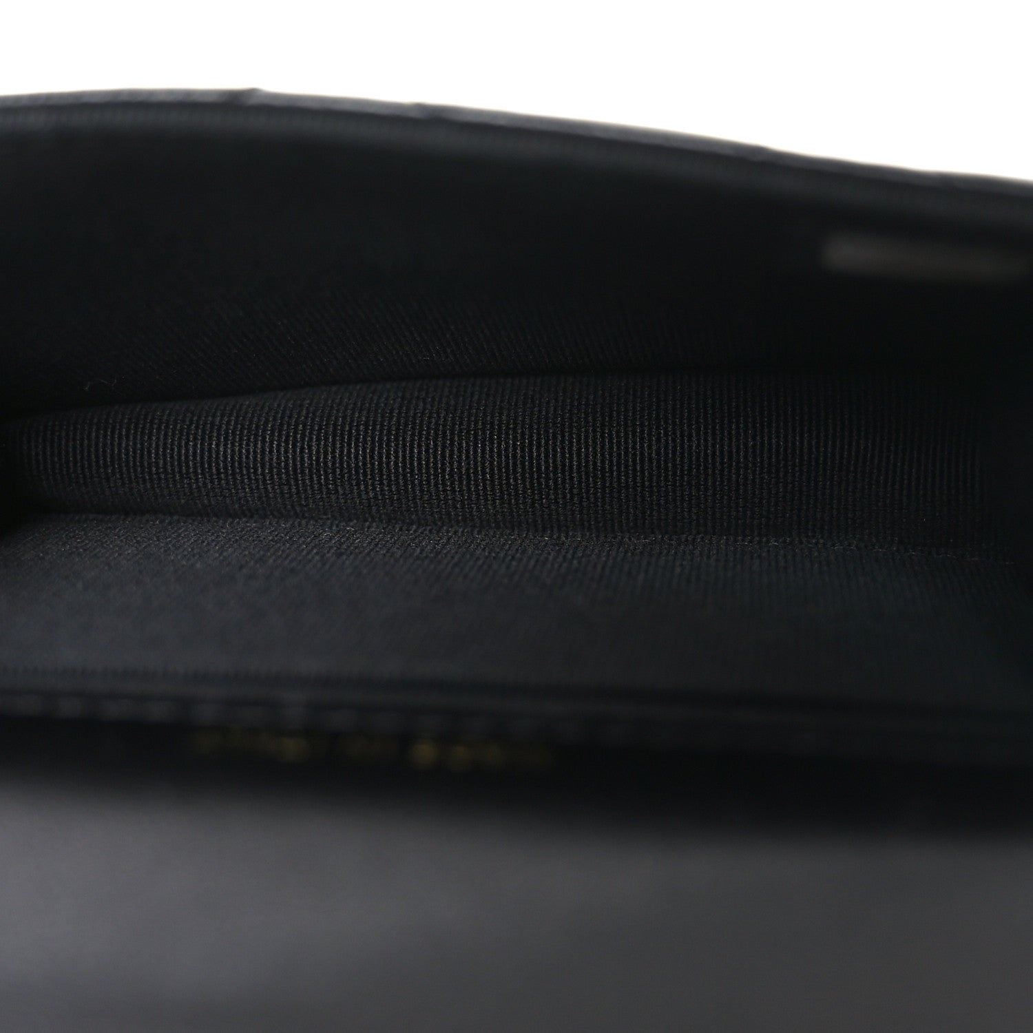 Lambskin Quilted CC Hook  Holder Black