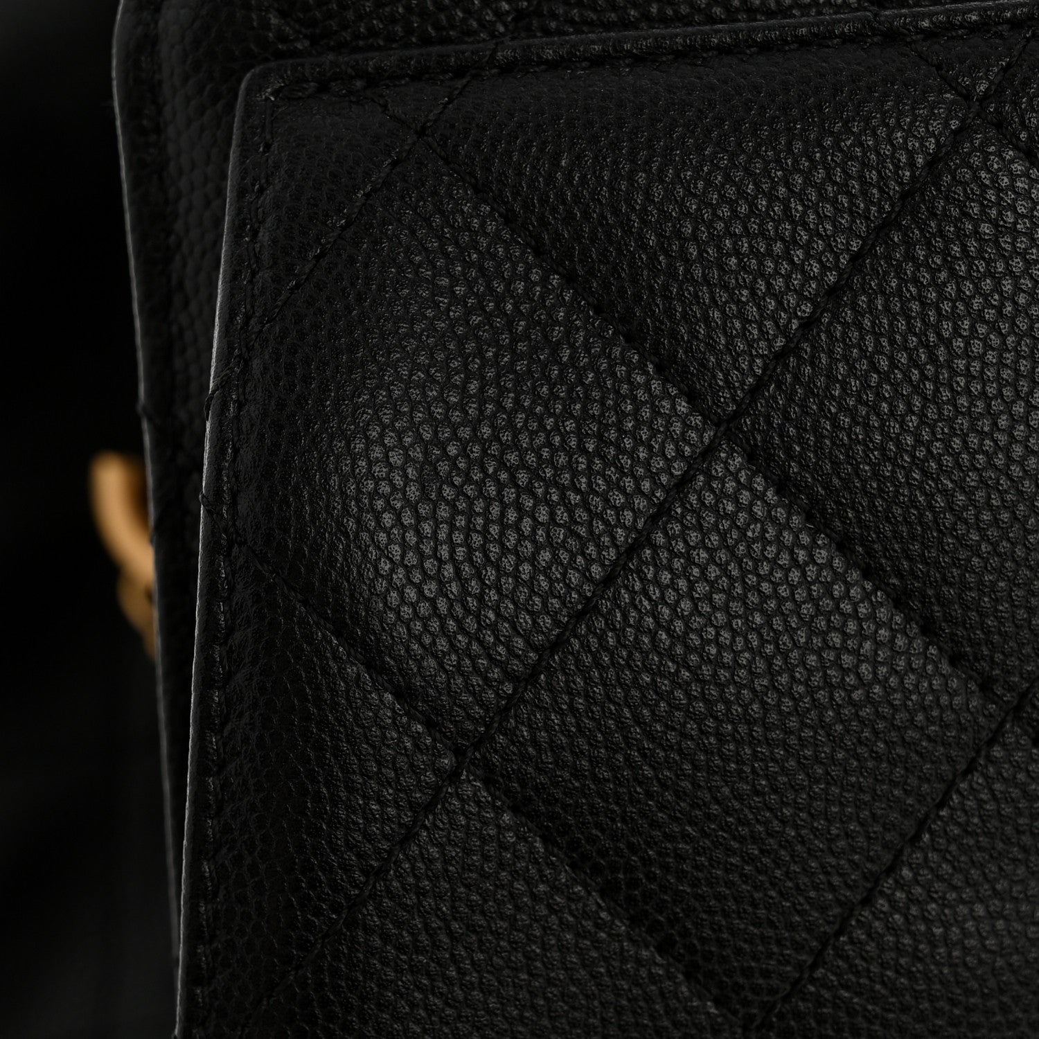 Caviar Quilted Small Chanel 25 Handbag Black