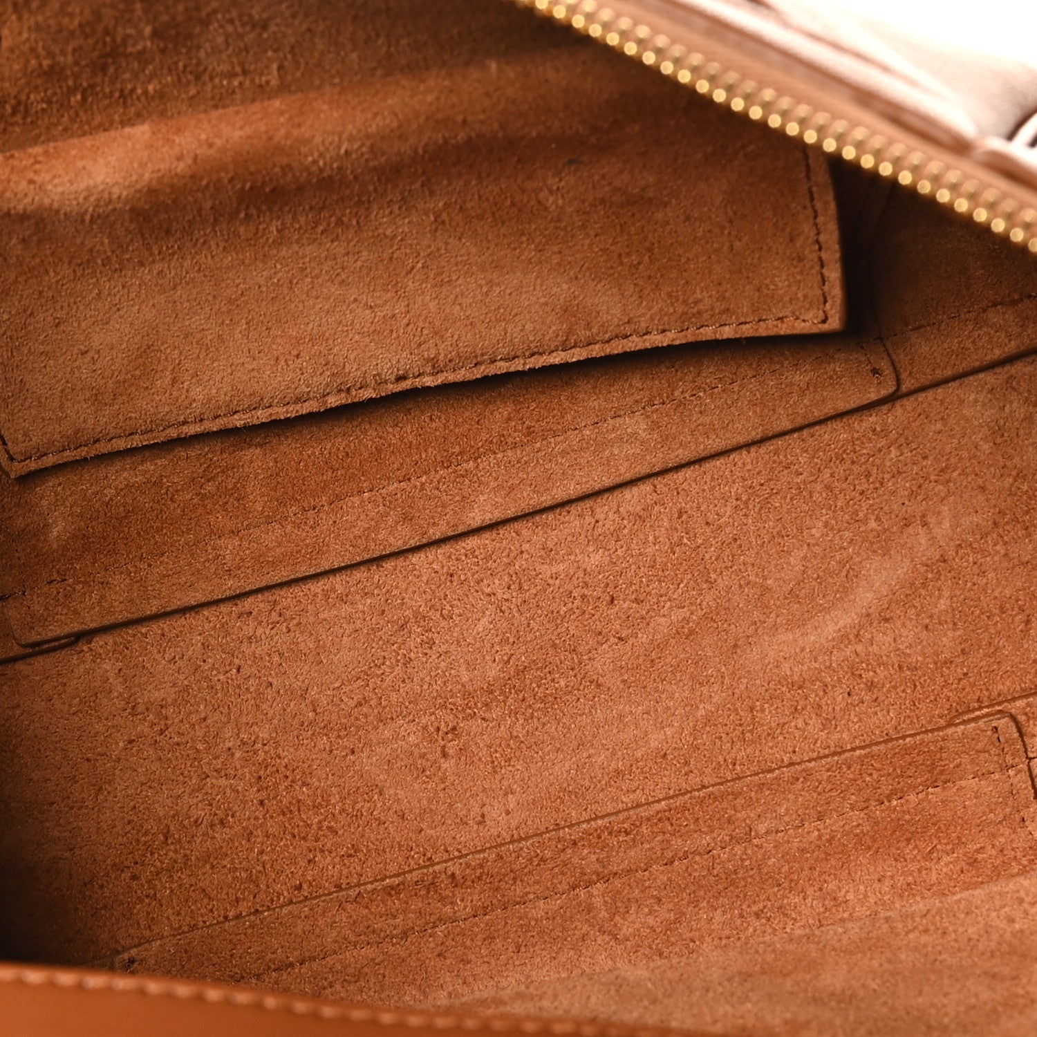 Supple Shiny Lambskin Small New Luggage Soft Tan