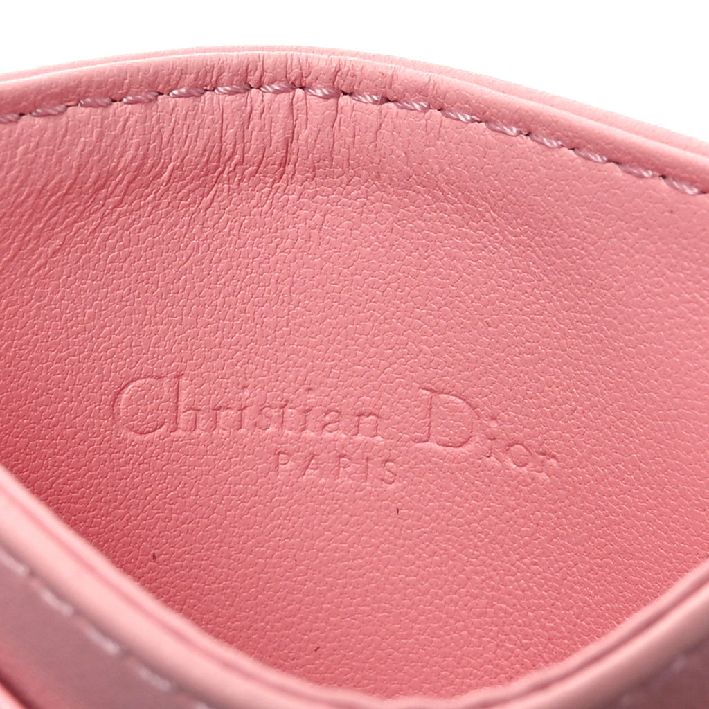 Lambskin Cannage Lady Dior  Holder Melacoton