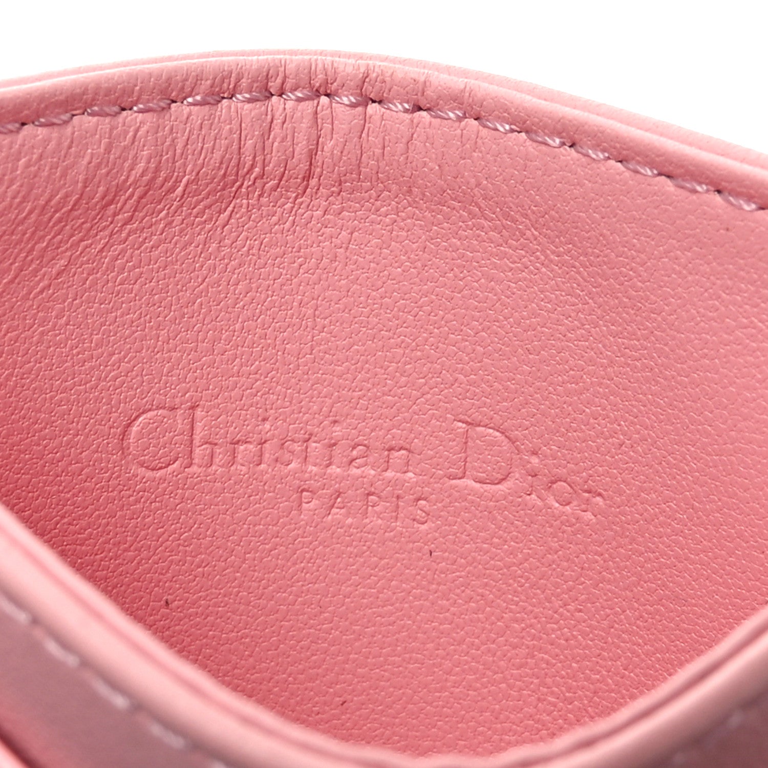 Lambskin Cannage Lady Dior  Holder Melacoton