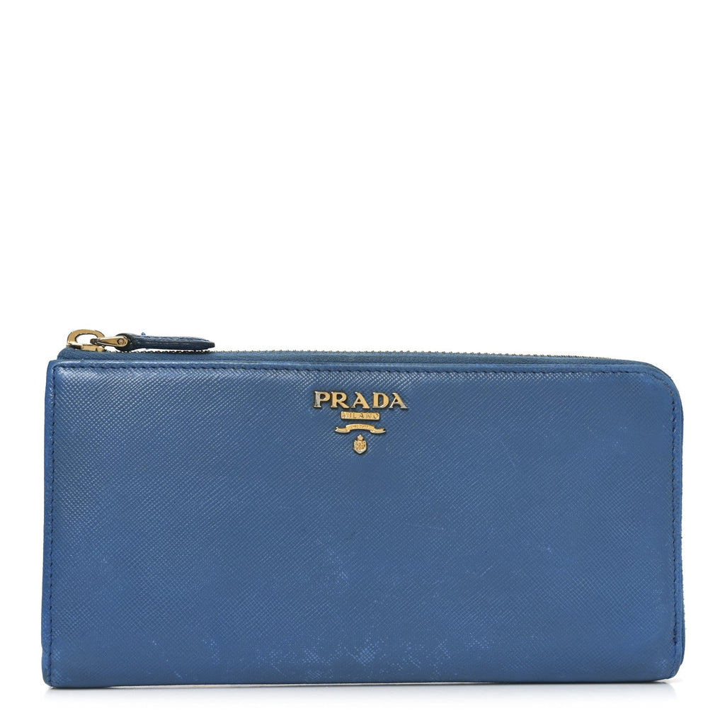 Vitello Move Half Zip Wallet Cobalto
