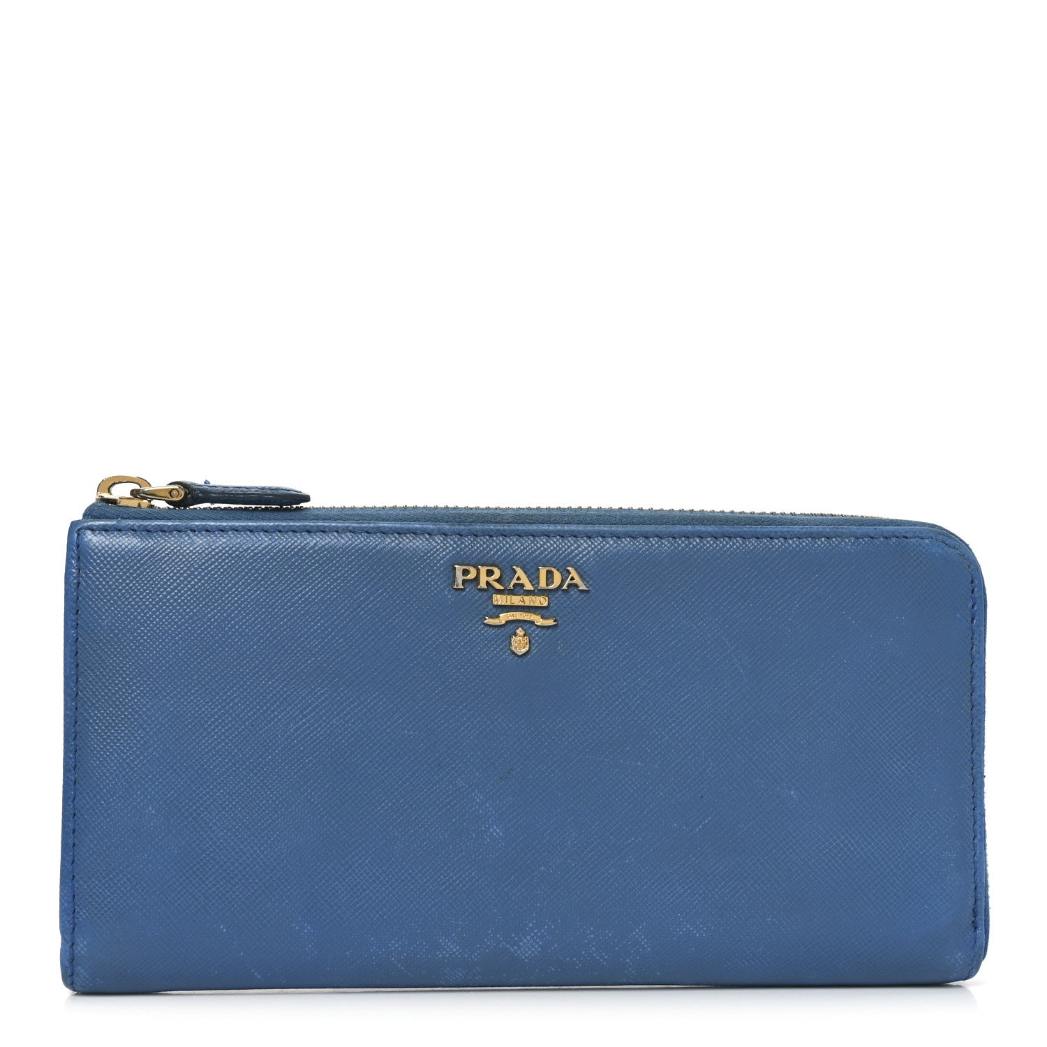 Vitello Move Half Zip Wallet Cobalto