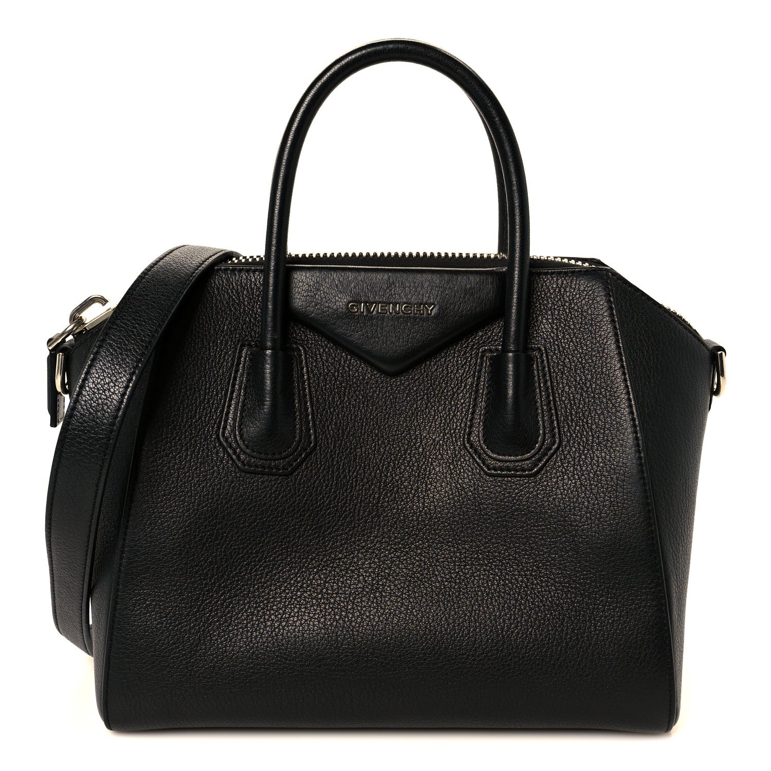 Sugar Goatskin Small Antigona Black