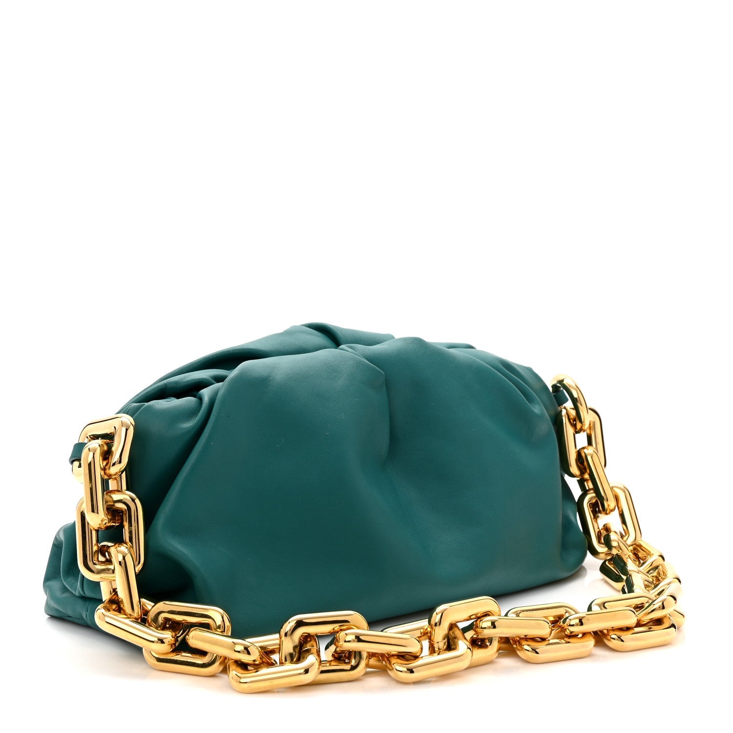 Calfskin The Pouch Chain Mallard