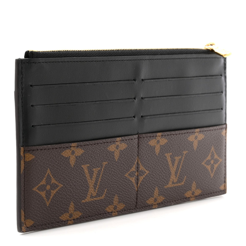 Monogram Slim Purse Black