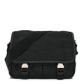 Tessuto Nylon Saffiano Logo Messenger Bag Black