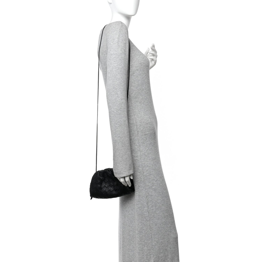 Nappa Intrecciato The Mini Pouch Black