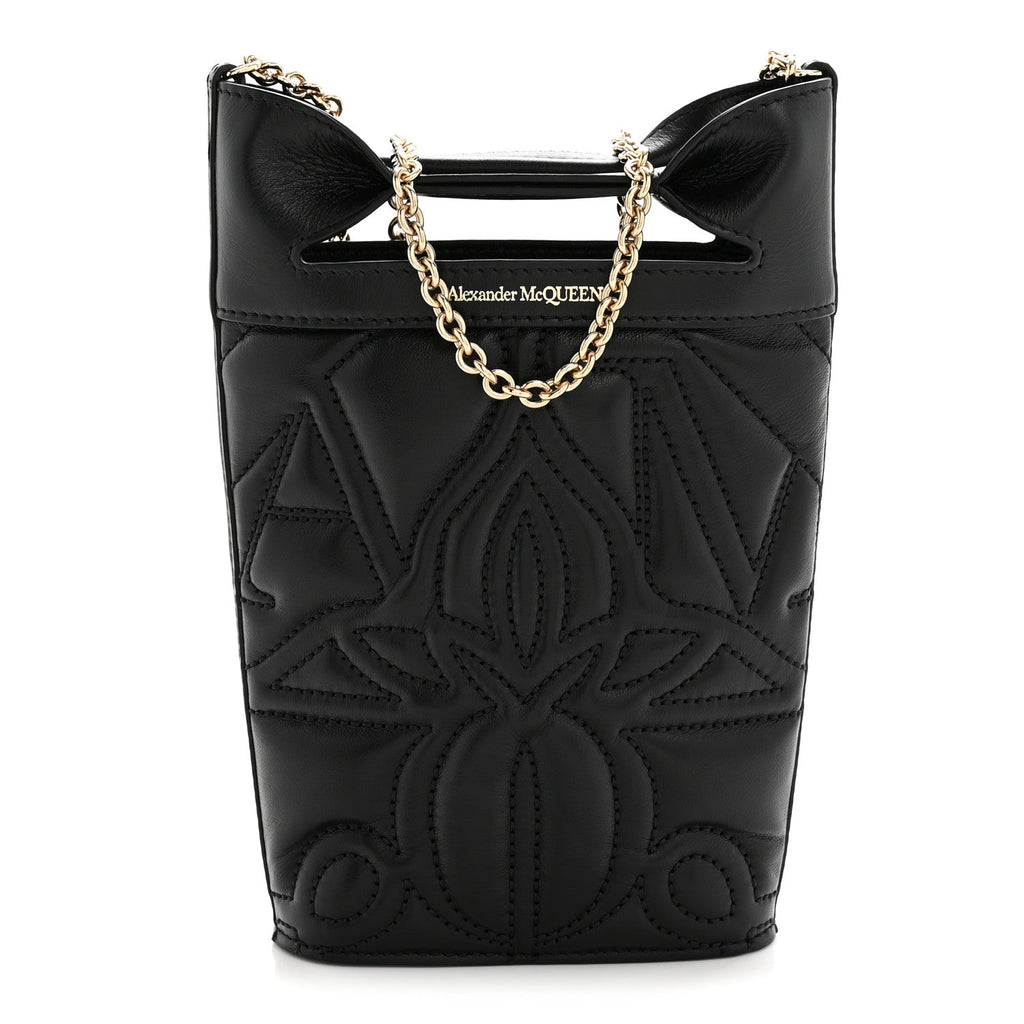 Calfskin Mini The Bow Bag Black