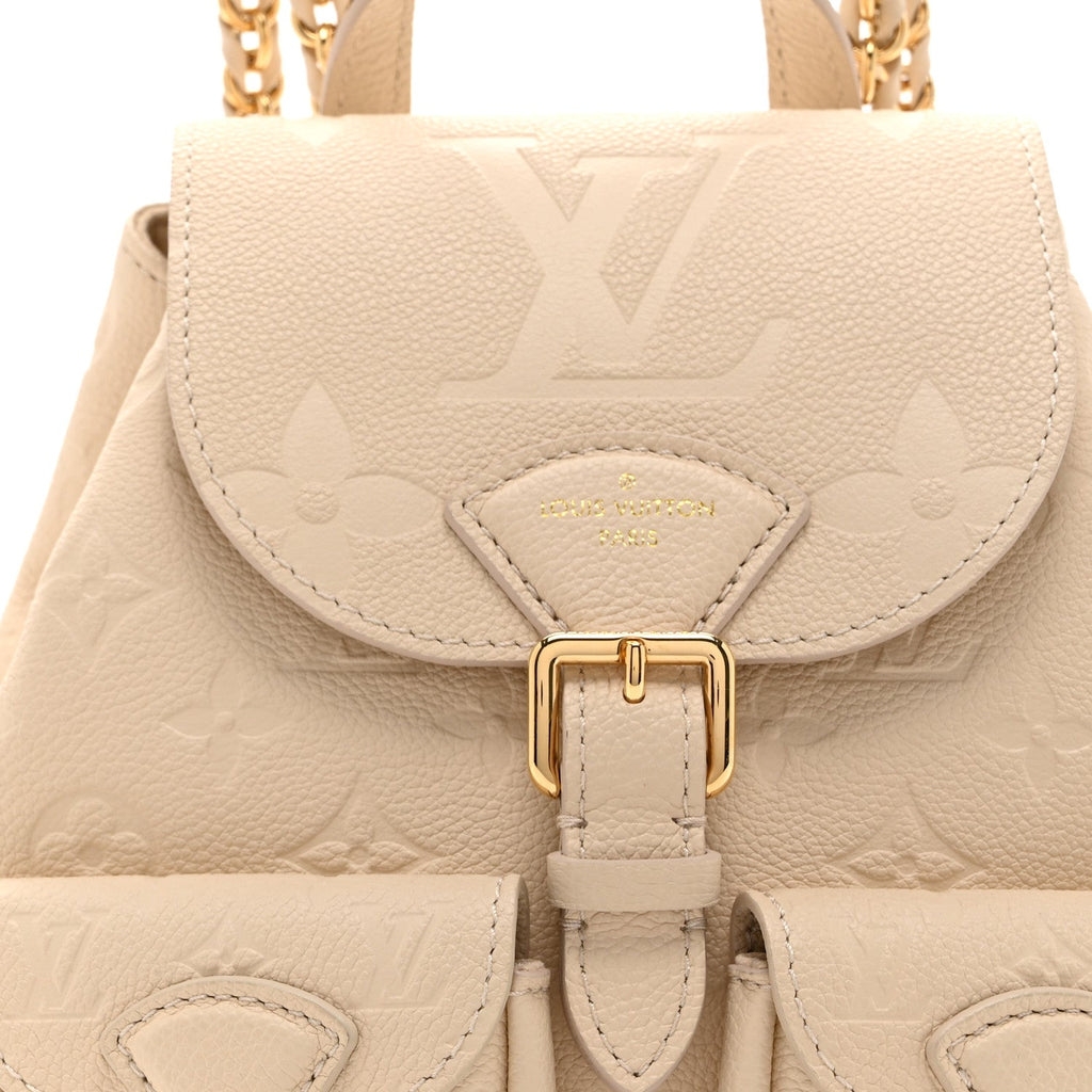 Empreinte Monogram Backup Backpack Cream