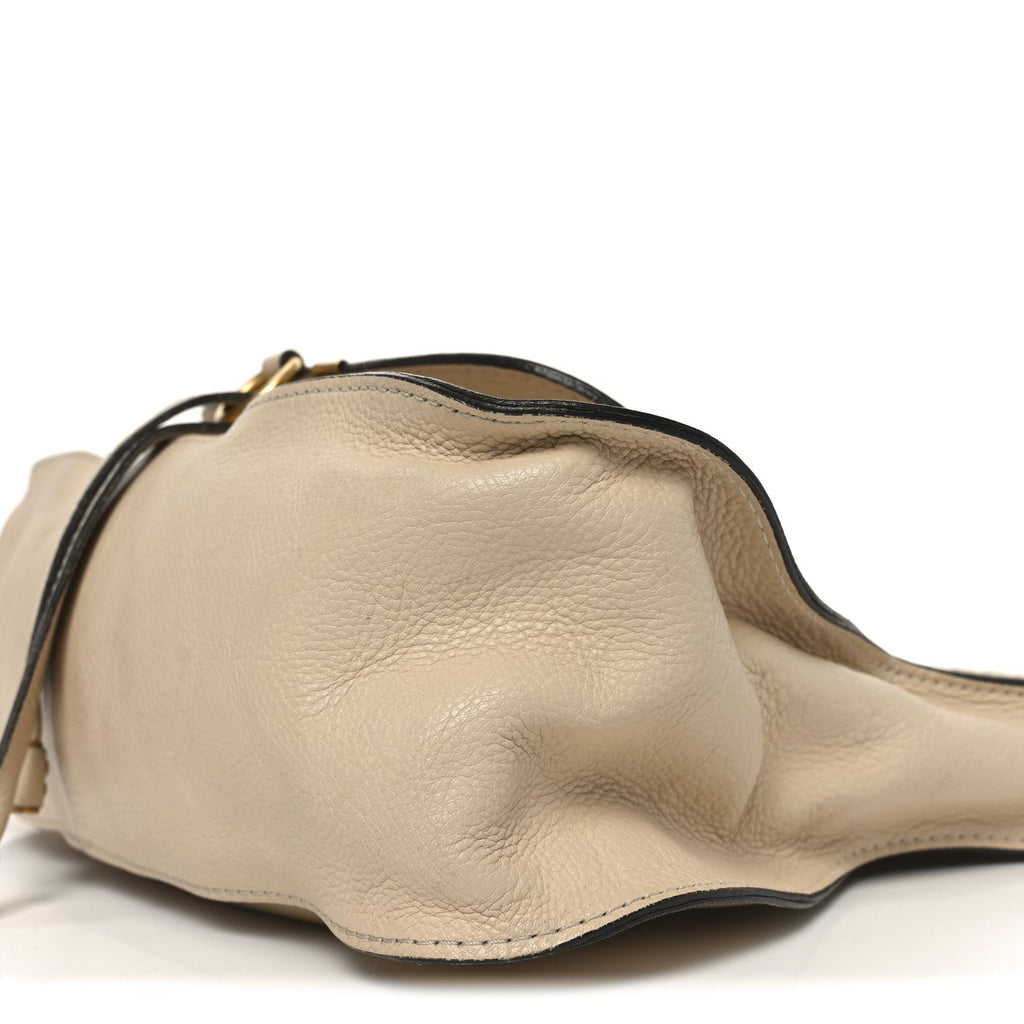Calfskin Large Marcie Satchel Blush Nude