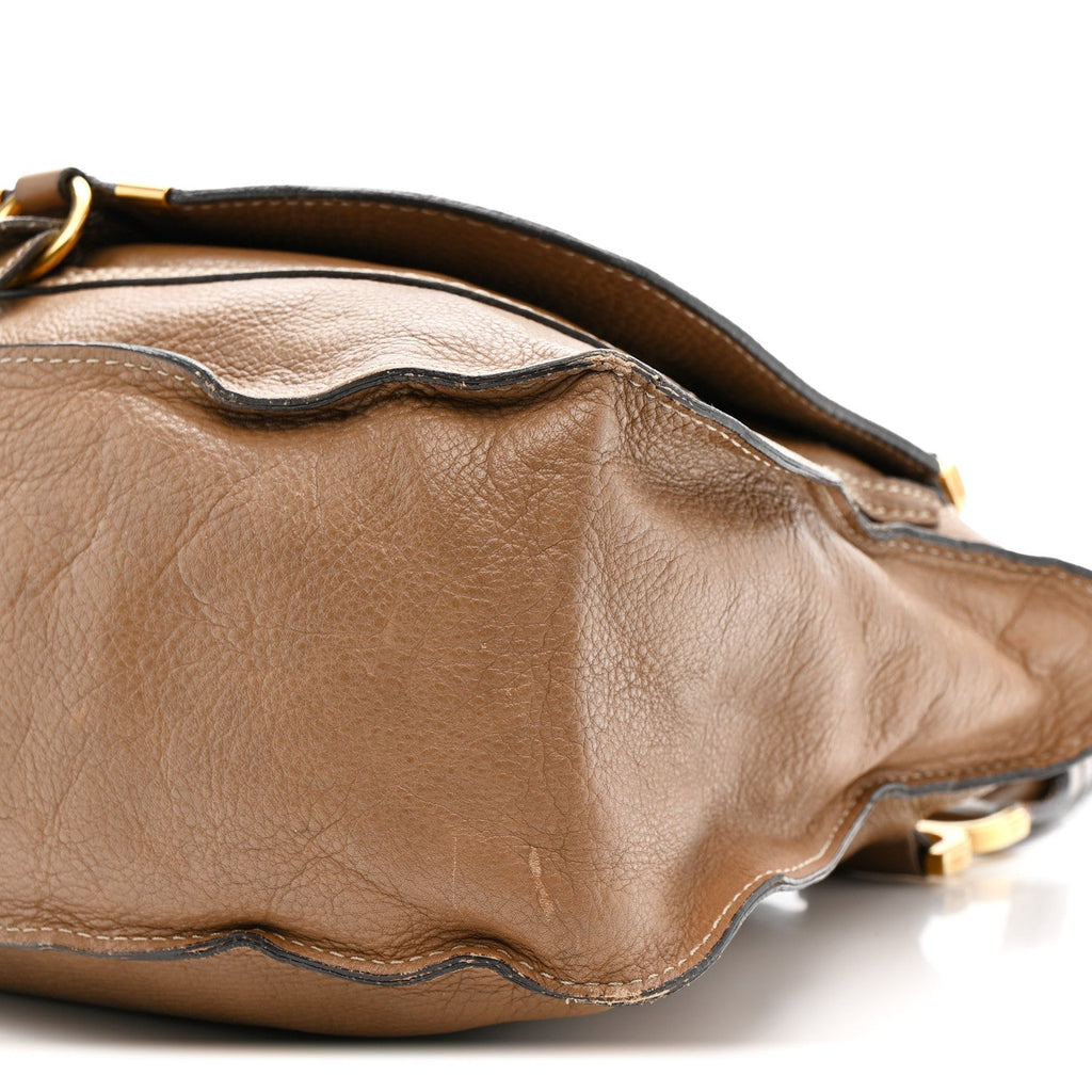 Calfskin Medium Marcie Satchel Nut