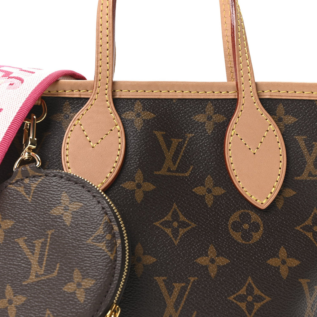 Monogram Neverfull BB Pink Peony