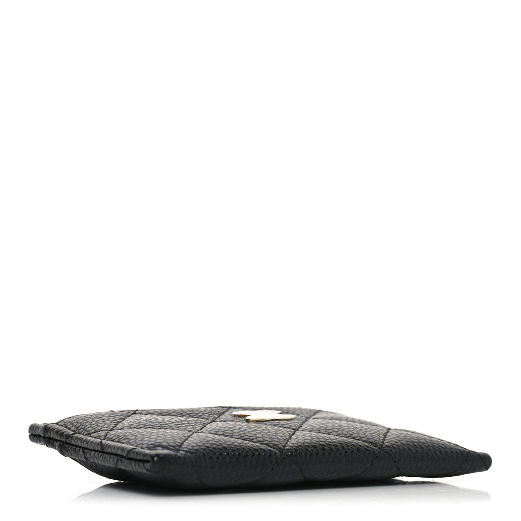 Caviar Quilted  Holder Black