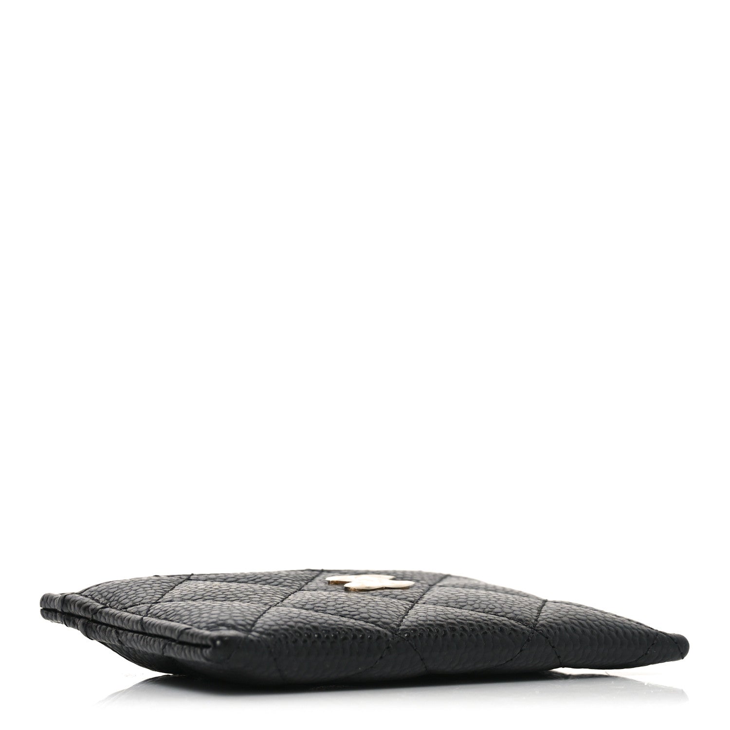 Caviar Quilted  Holder Black