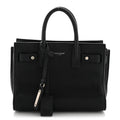 Grained Calfskin Nano Sac De Jour Souple Black