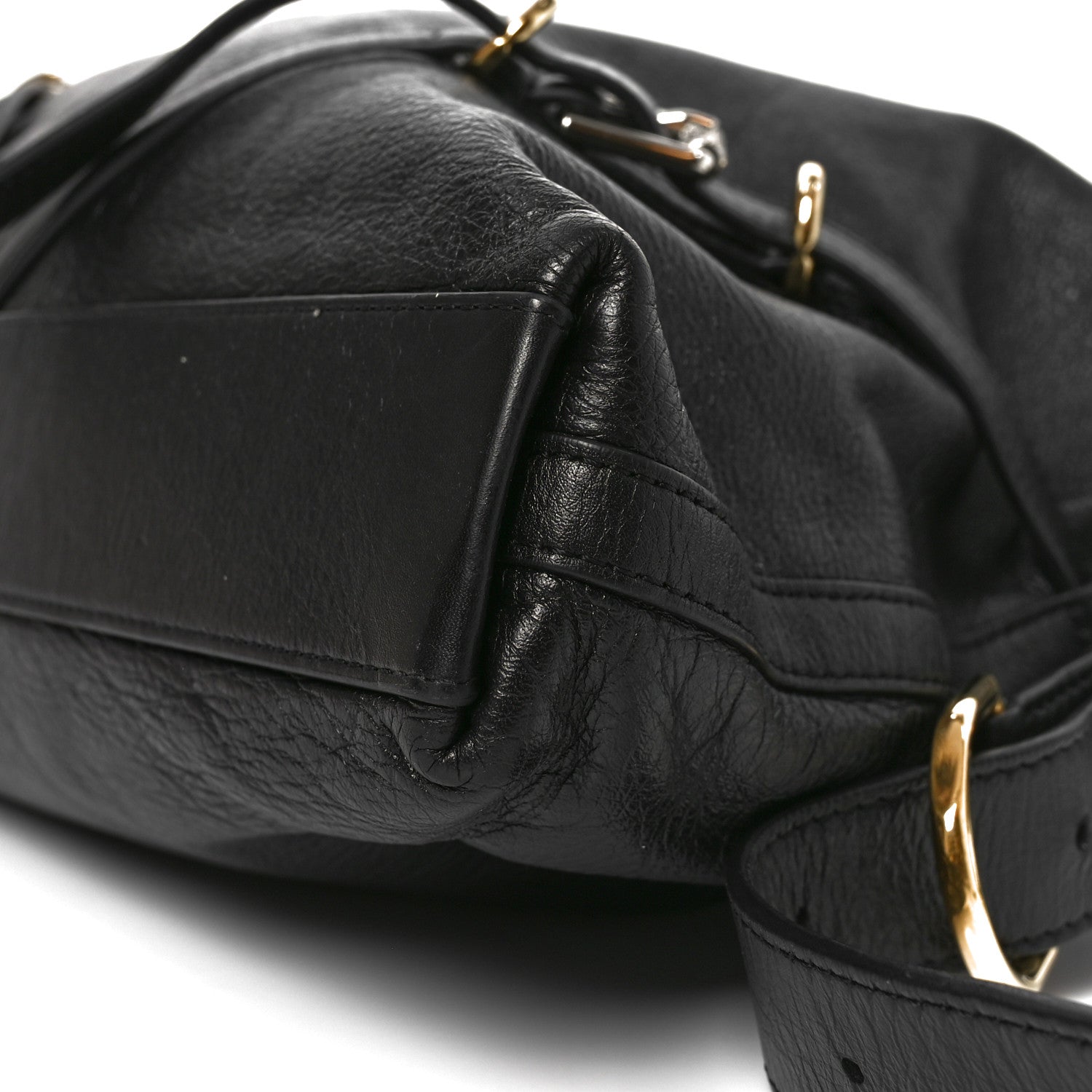 Calfskin Medium Voyou Bag Black