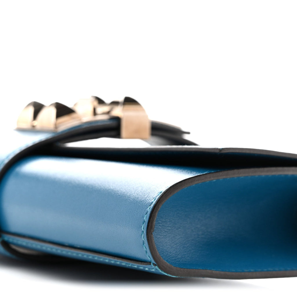 Tadelakt Medor 23 Clutch Bleu Izmir