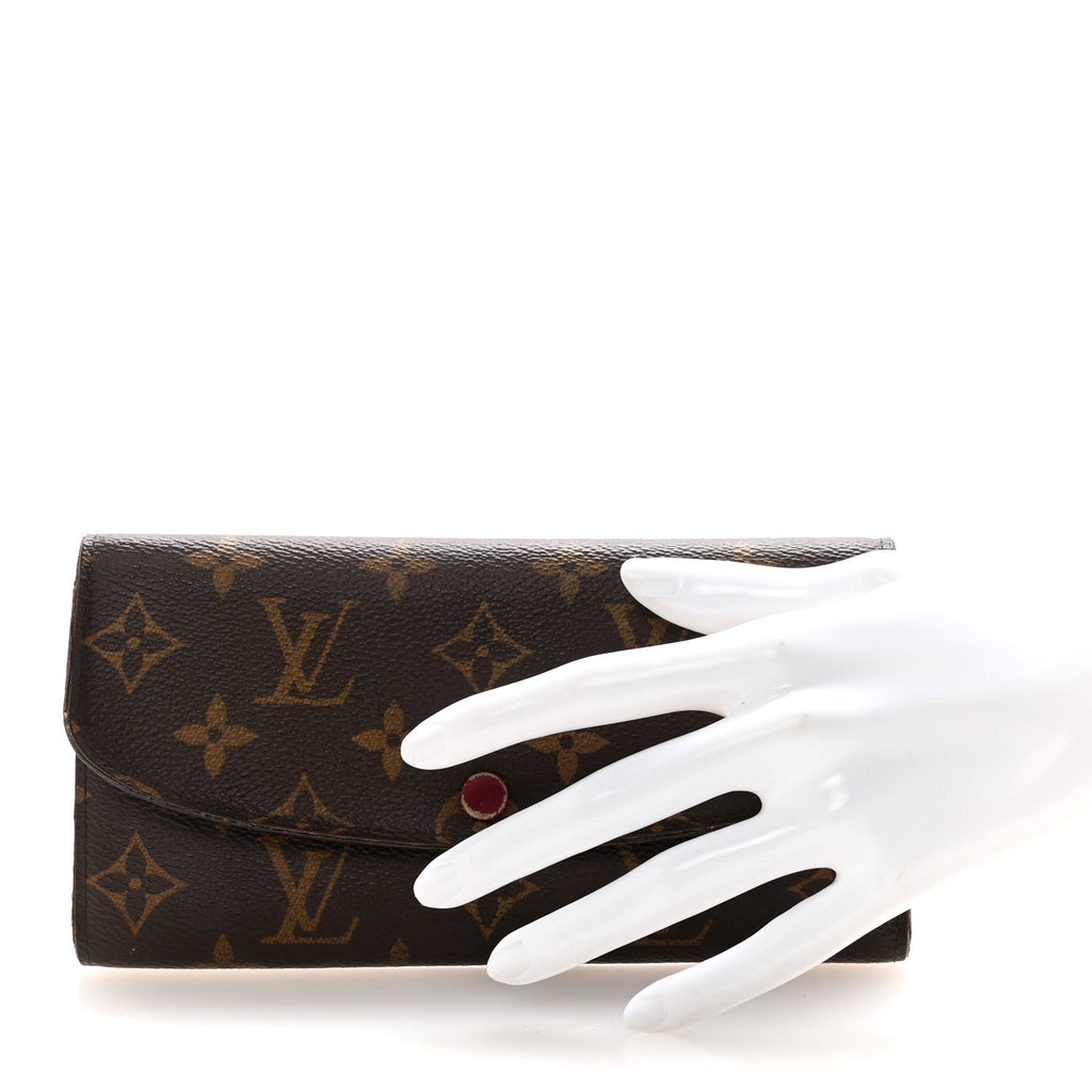 Monogram Emilie Wallet Fuchsia