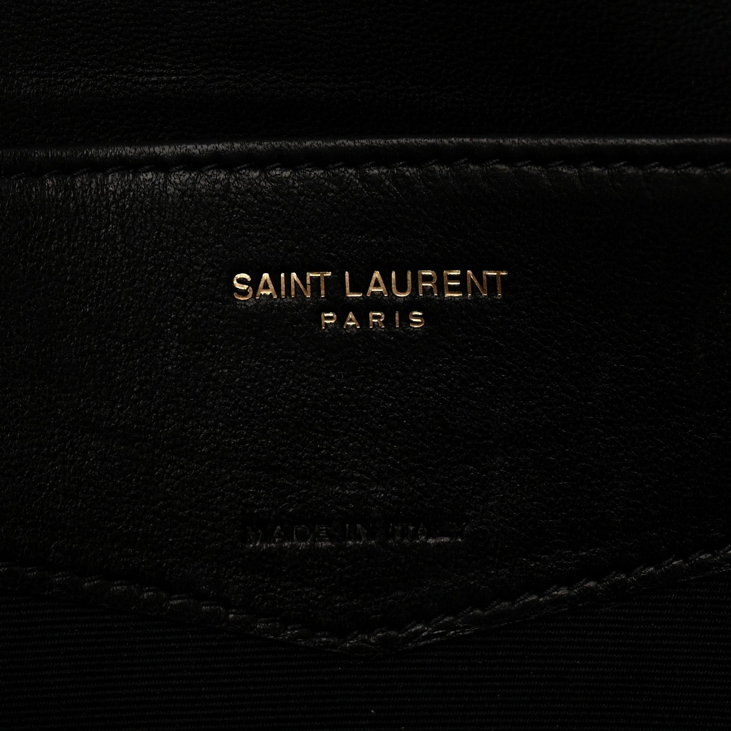 Lambskin Quilted Double Flap Chain Pouch Black