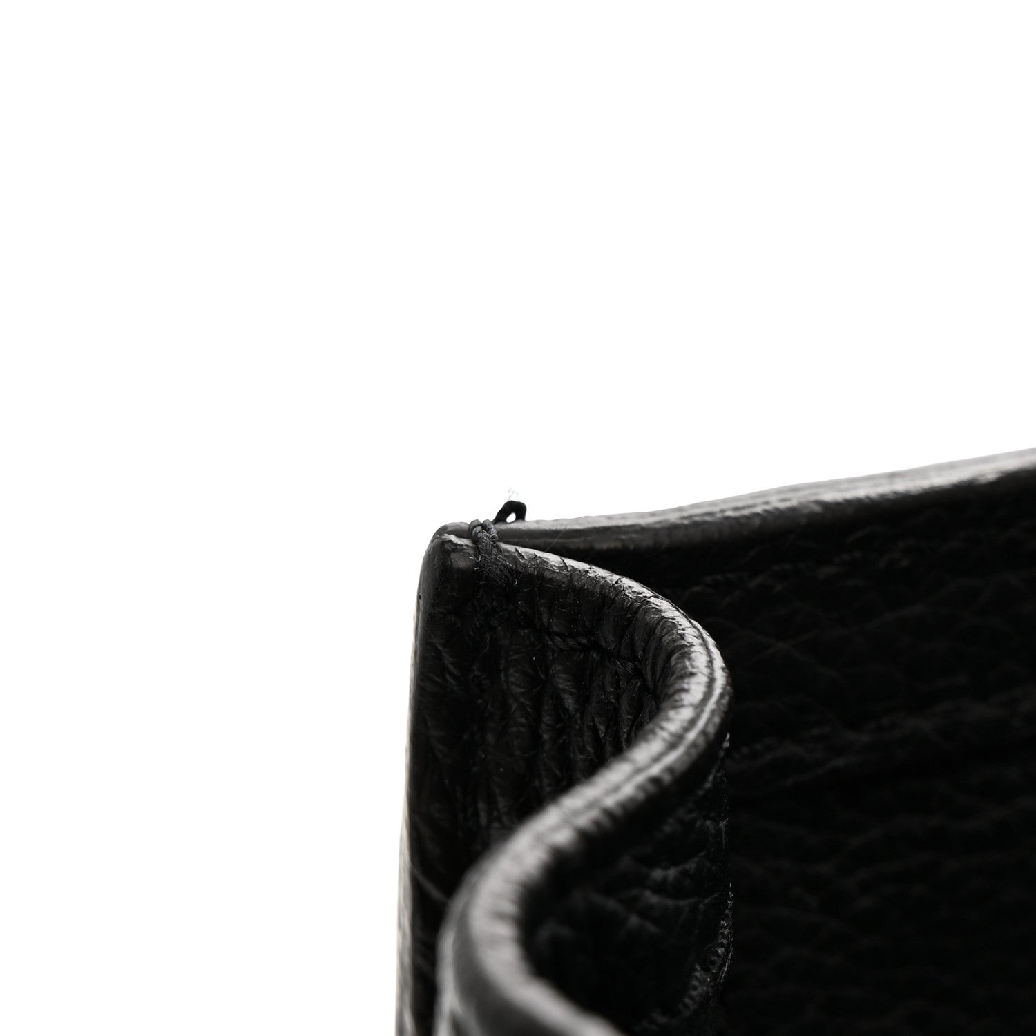 Drummed Calfskin Nano Luggage Black