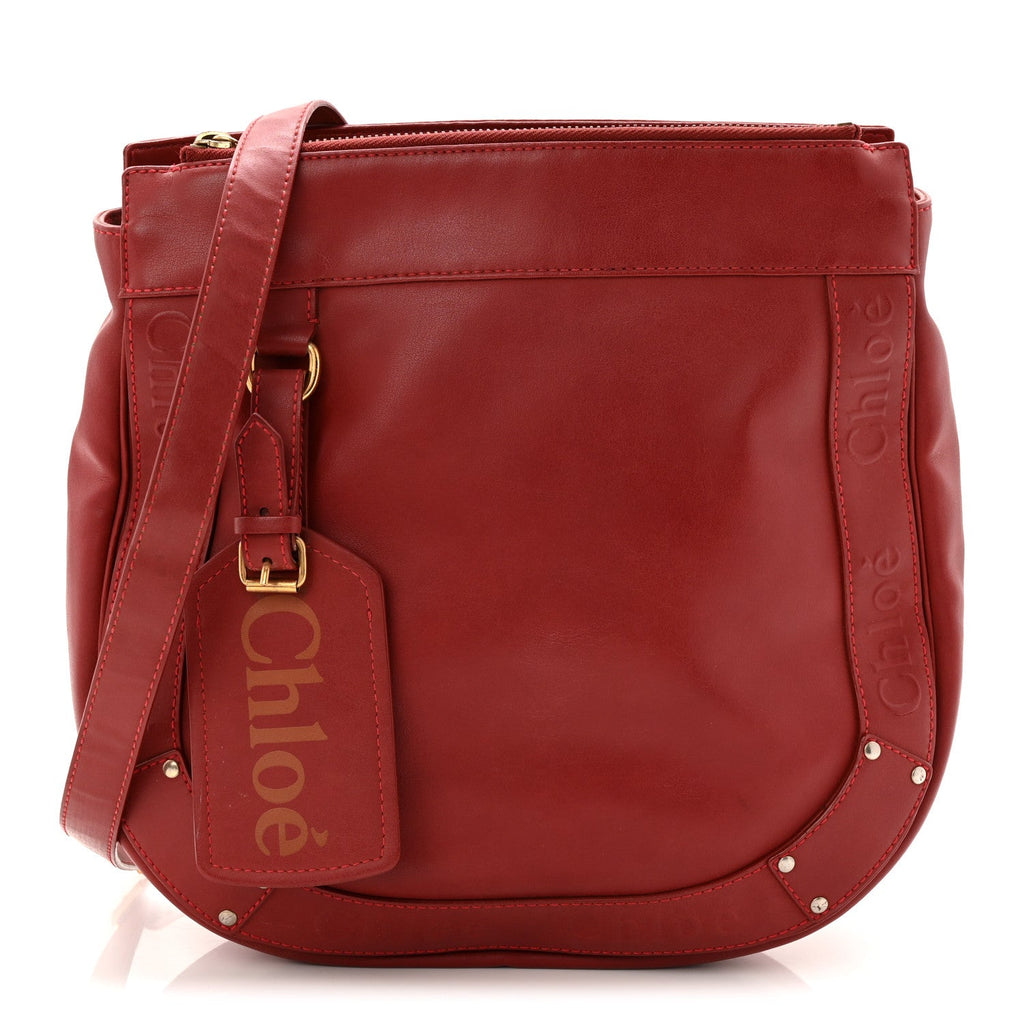 Calfskin Eden Crossbody Cherry