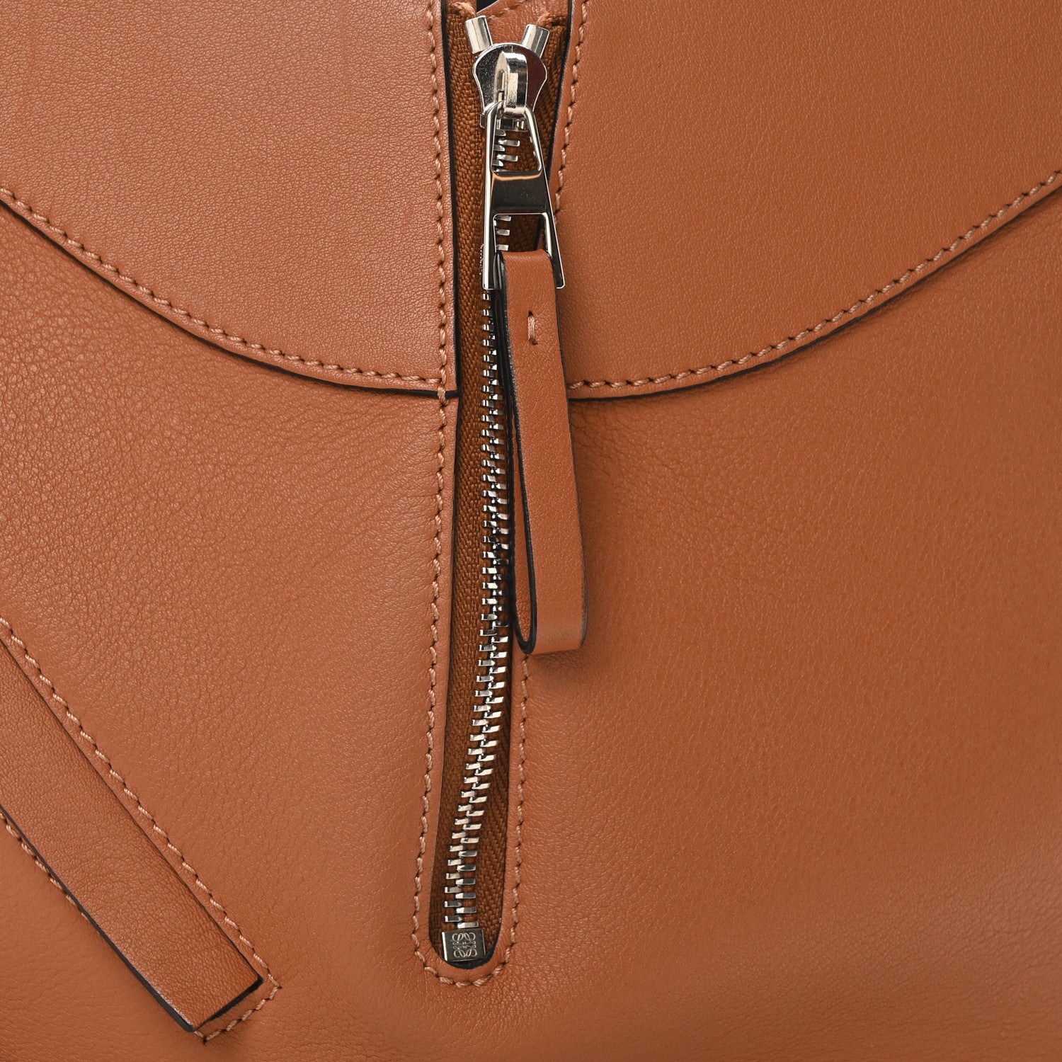 Calfskin Small Hammock Shoulder Bag Tan