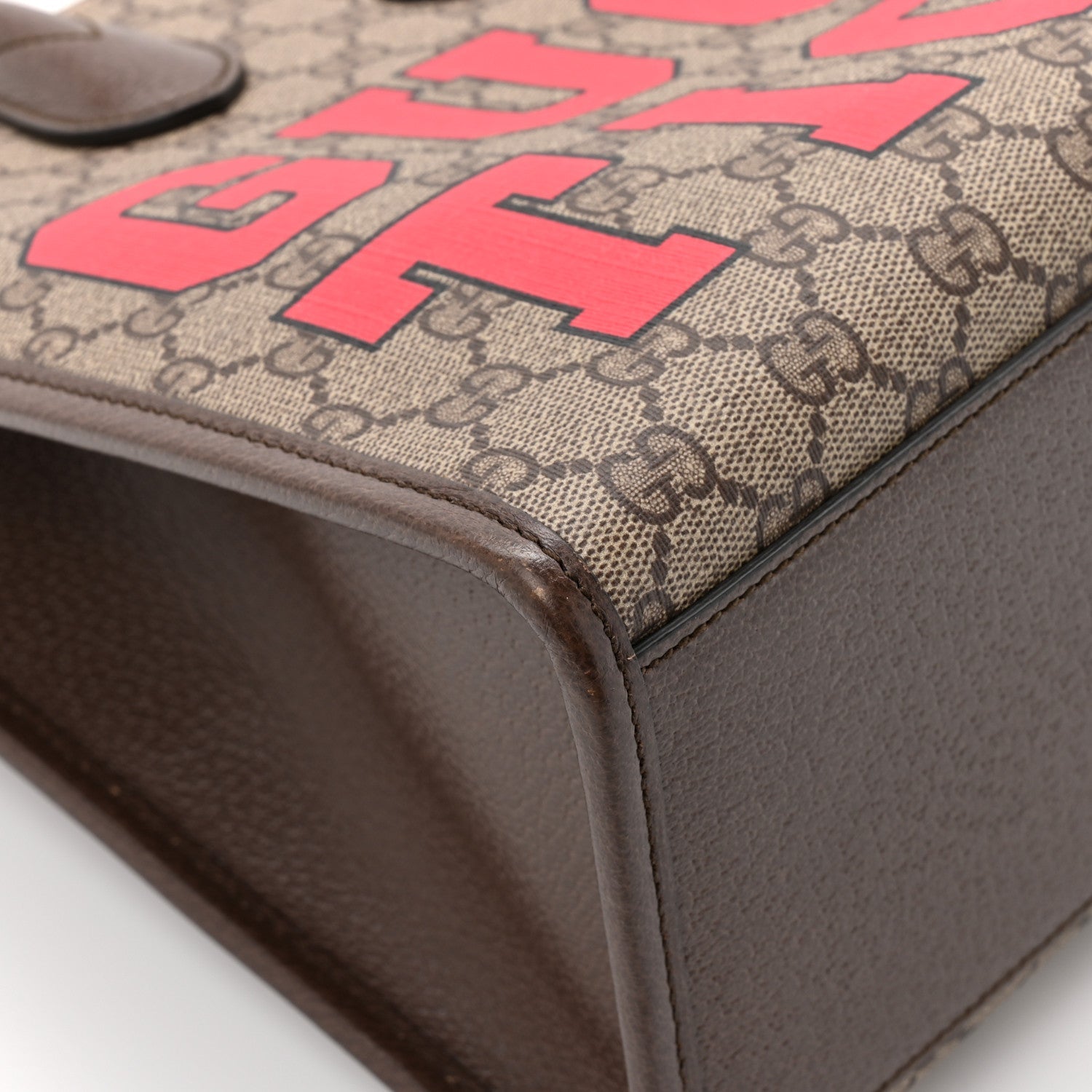 GG Supreme Monogram Textured Dollar Calfskin Web Gucci Tiger Small Retro Interlocking G Tote Bag Beige Ebony Live Red New Shamarock New Acero