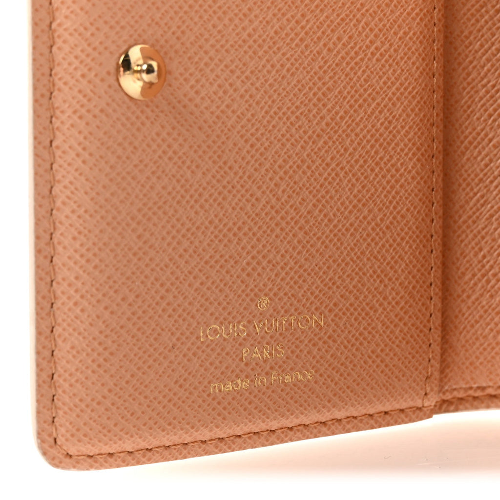 Monogram Fall for You Zippy Compact Wallet Beige Clair